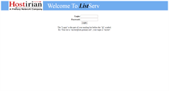 Desktop Screenshot of listserv.primary.net